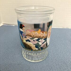Bama Jelly Jar Snow White & The Seven Dwarfs #4 Sleepy Glass Jar